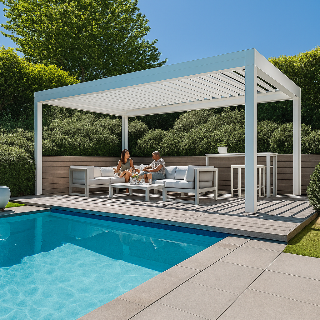 ArcadiaForge Louver Pro Pergola — product view 3