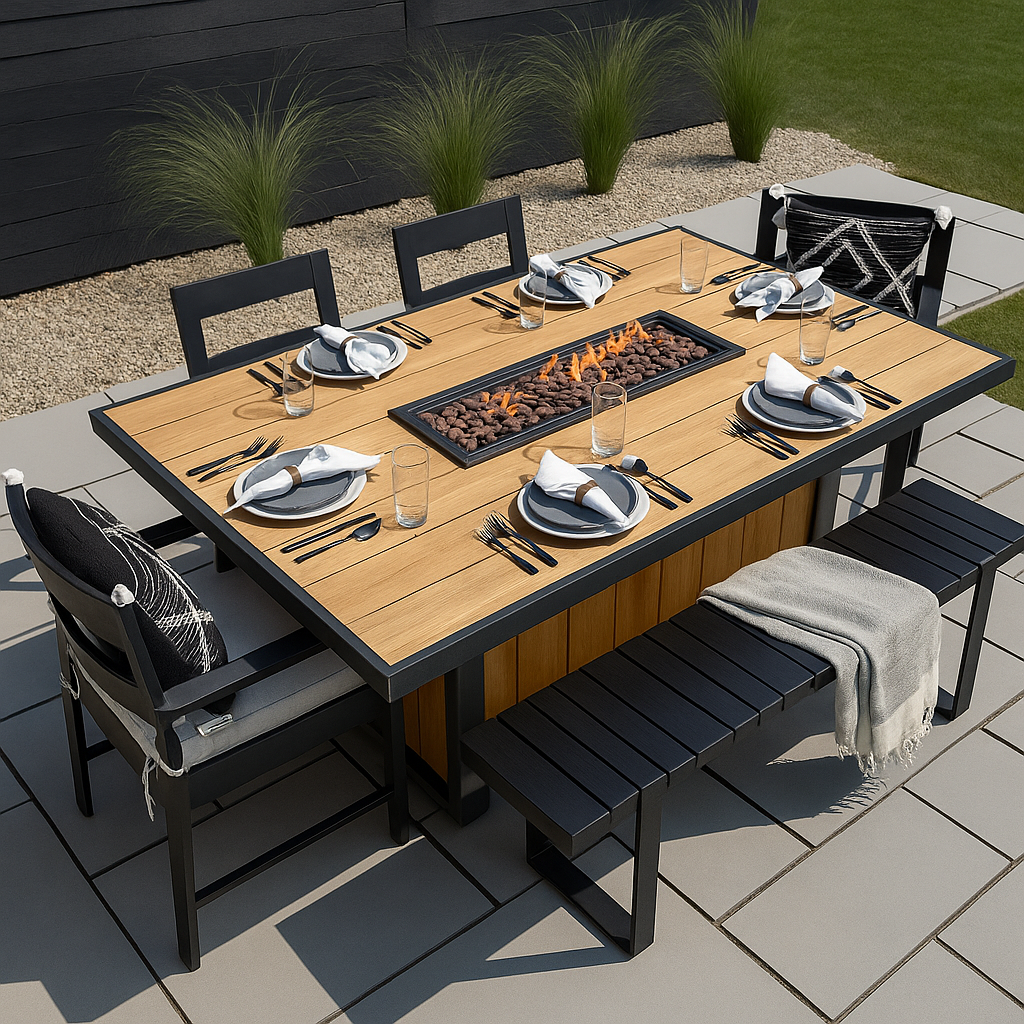 AuroraFlame Elevate 60" Fire Table — product view 4