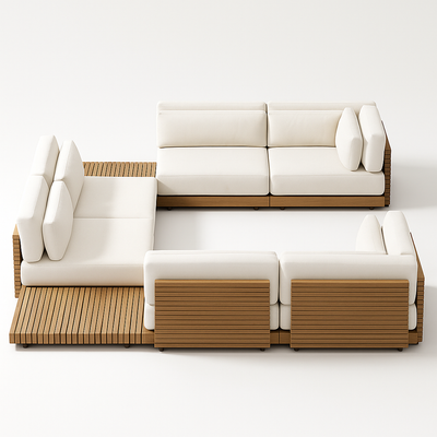 Coastline Atelier Modular Deck Lounge Set
