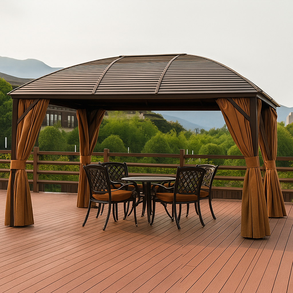 IronHarbor Royale 10x13 Aluminum Hardtop Gazebo — product view 2