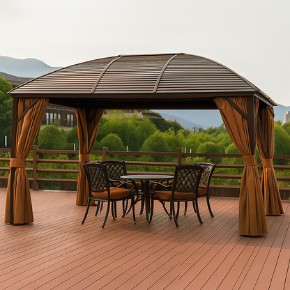 IronHarbor Royale 10x13 Aluminum Hardtop Gazebo — product view 2