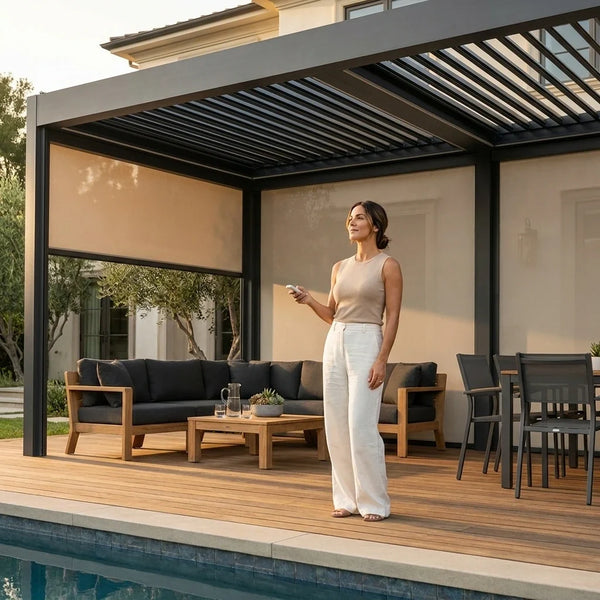 LumaShade Atria Screen Pergola – 360x360cm