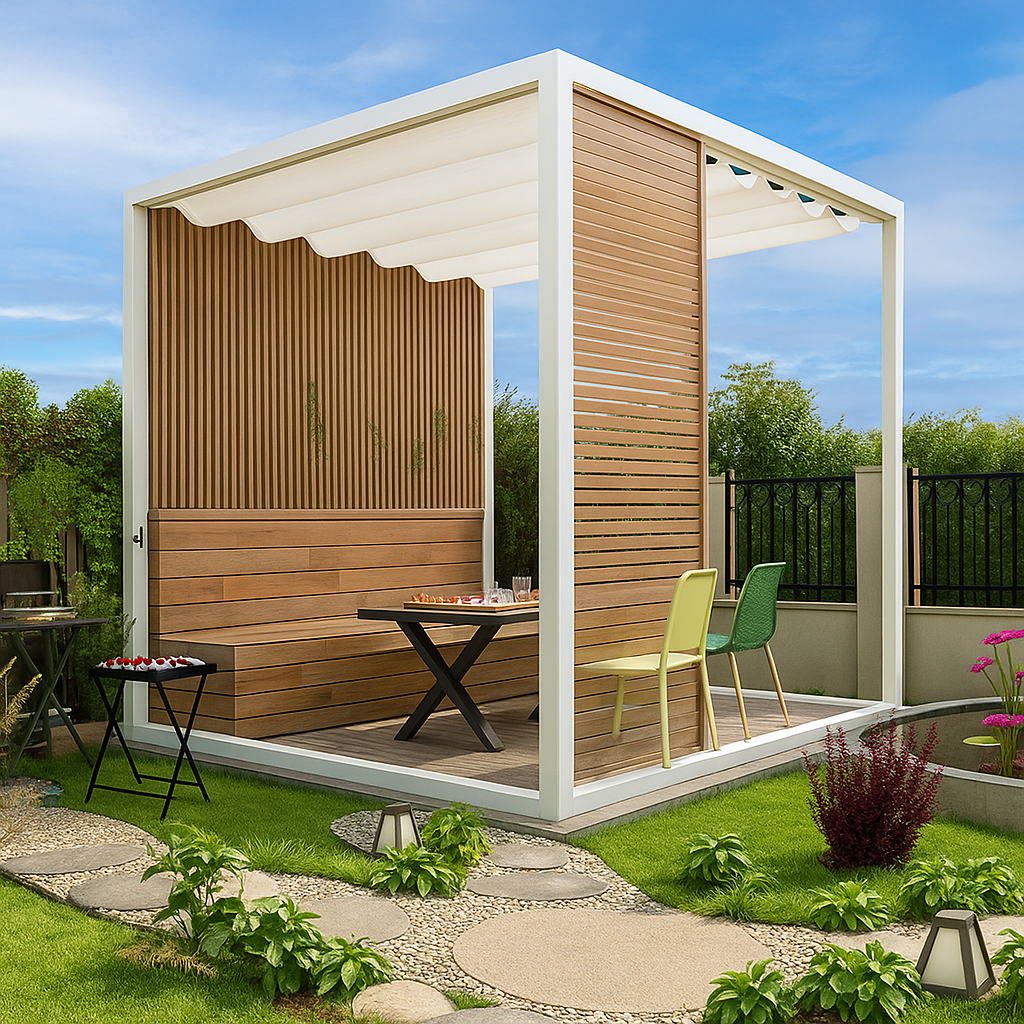 NoirVerge Aperture Pergola — product view 2