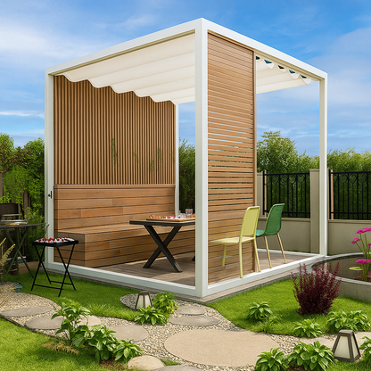 NoirVerge Aperture Pergola — product view 2