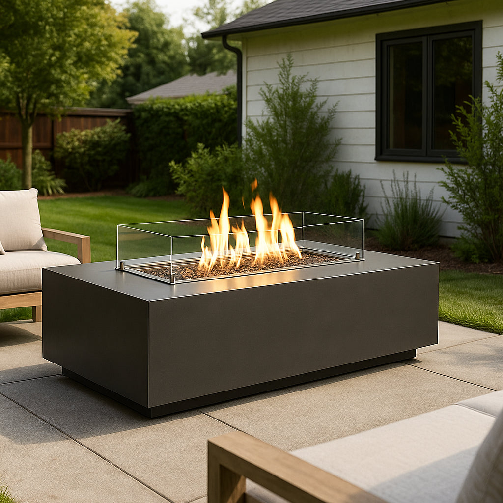 NovusFlare Lux 48" Modern Fire Table — product view 2