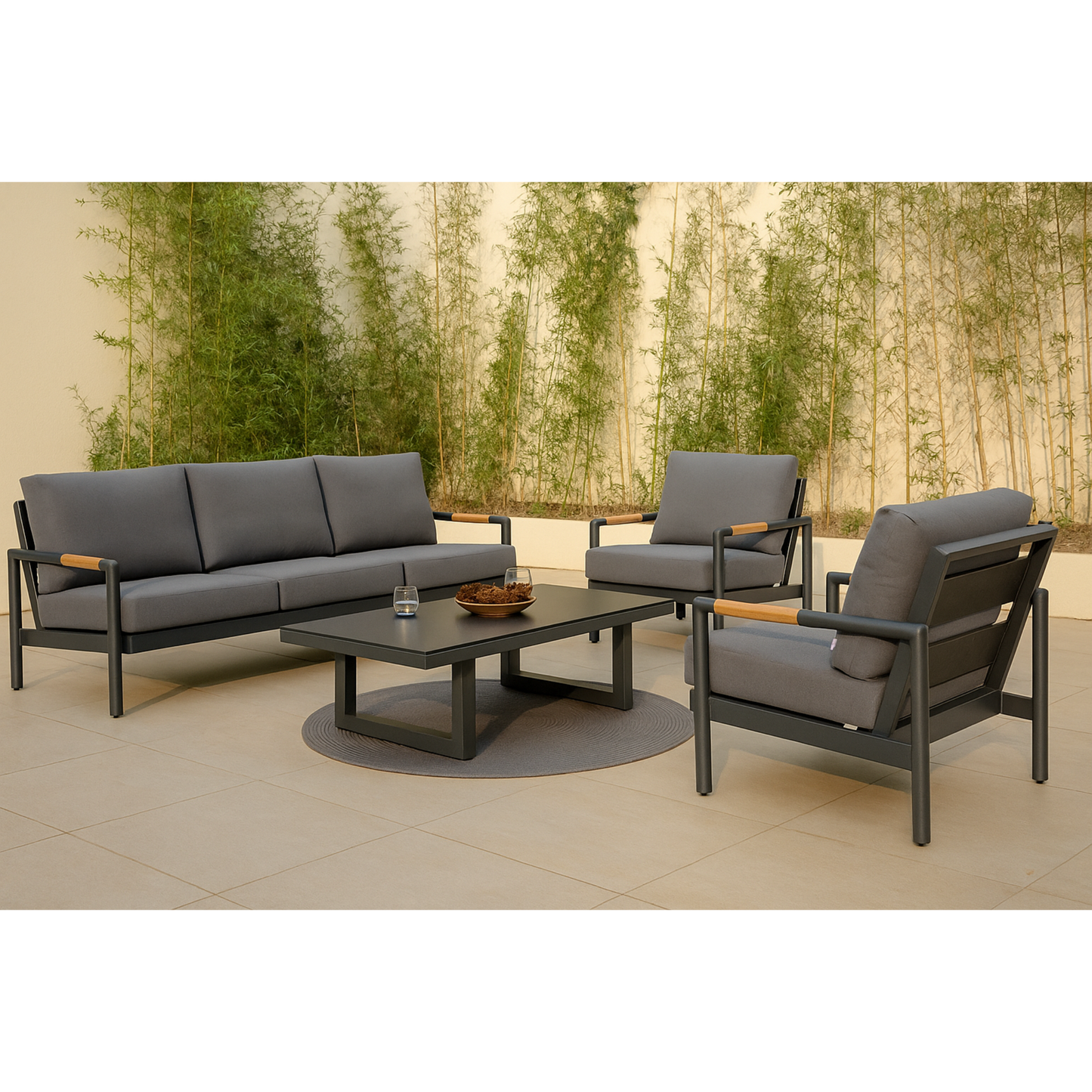 Solterra Luxe Outdoor Lounge Set — product view 2